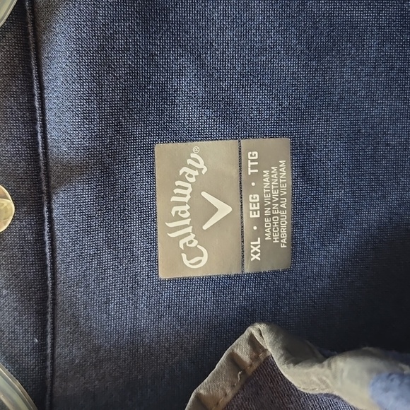 Callaway Men's Navy Lightweight Quilted Vest XXL VERY GOOD CONDITION 💙💙 - Picture 3 of 6